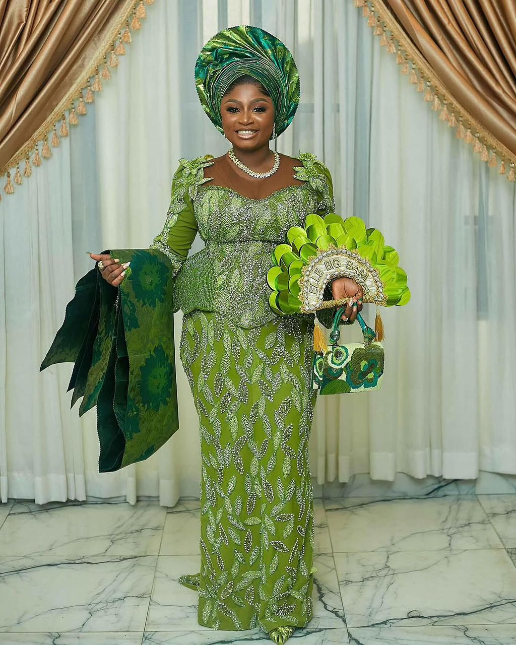 Bespoke fashion designer in Ibadan by Apeke Stitches.